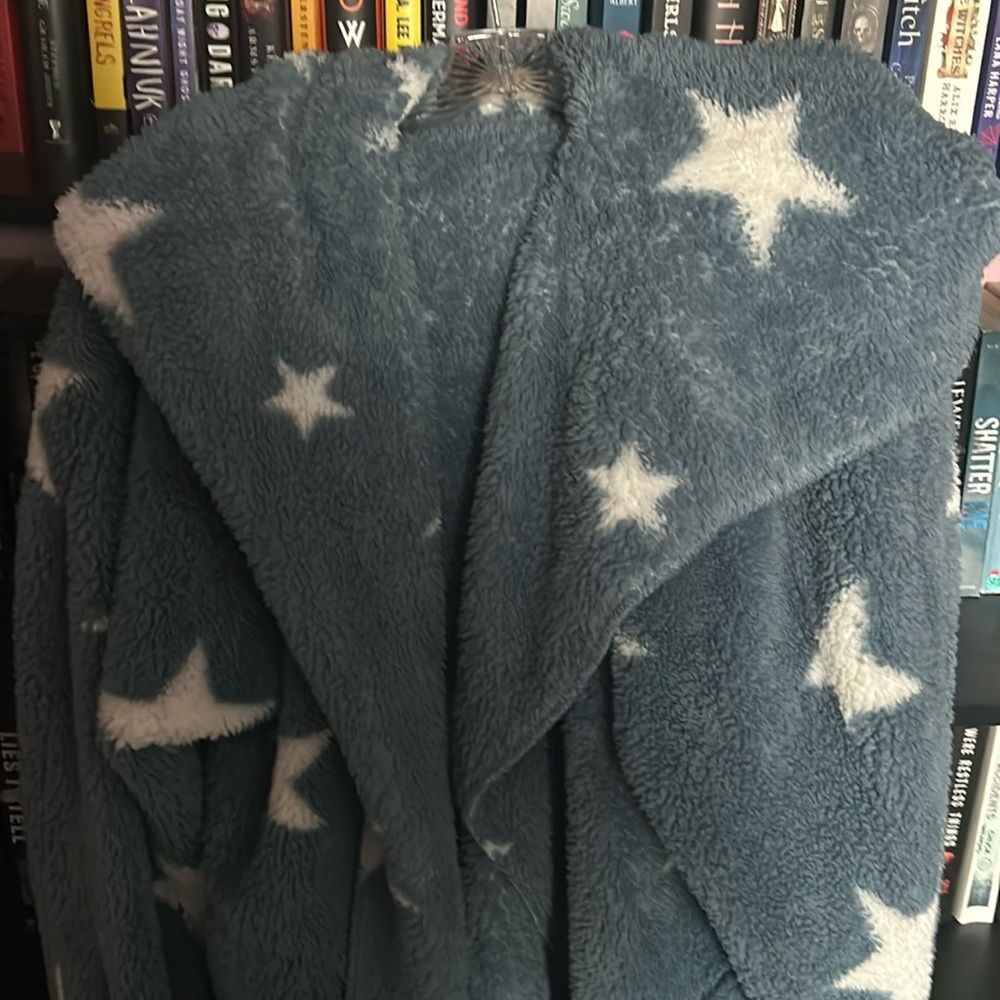Make An Offer Live Live Game Day light blue fleece hooded jacket ⭐️
